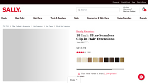 Sally Beauty - Barely Xtensions 18 Inch Clip-in Hair Extensions