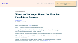 Save That Spark - Clit Clamps