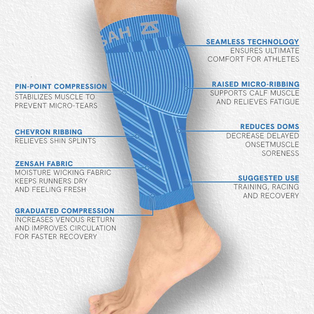 A relevant stock photo of shin splints support socks in a typical setting.