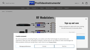 Provideo Instruments - VeCOAX MINIMOD-2+ HDMI RF