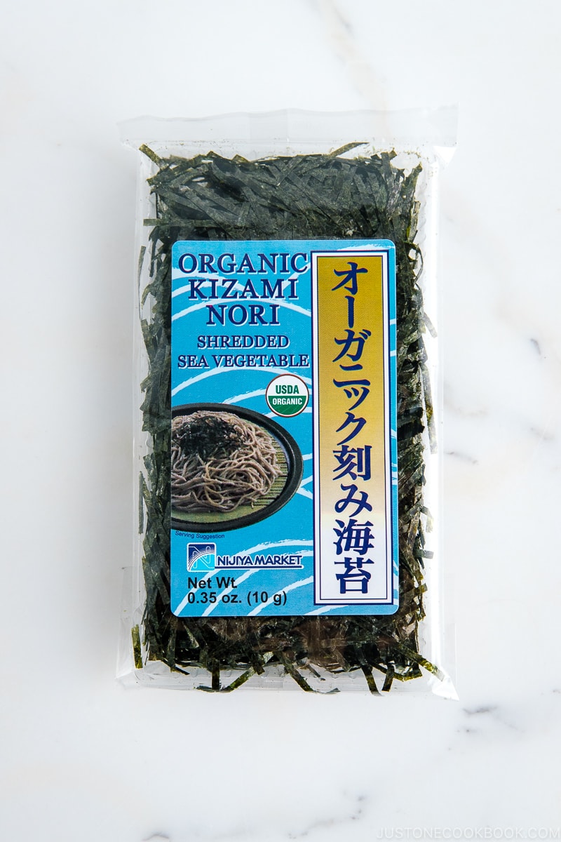 A relevant stock photo of shredded nori in a typical setting.