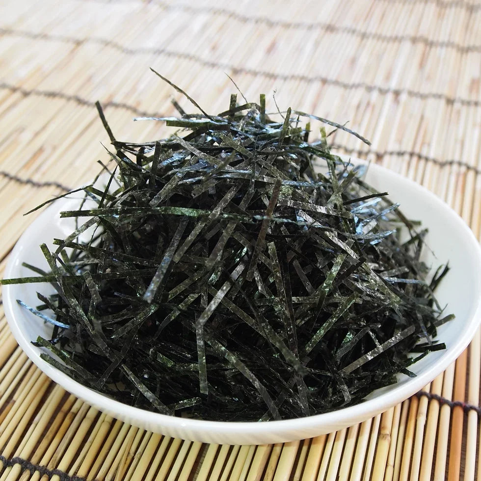 A relevant stock photo of shredded nori in a typical setting.