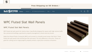 Slat Solution - WPC Fluted Slat Wall Panels