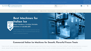 Slices Concession - Italian Ice Machines