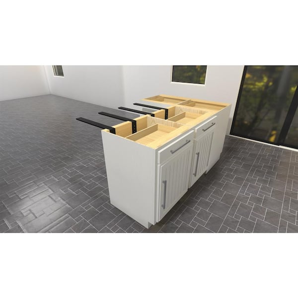A relevant stock photo of small countertop brackets in a typical setting.
