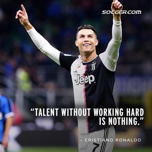 A relevant stock photo of soccer quotes in a typical setting.