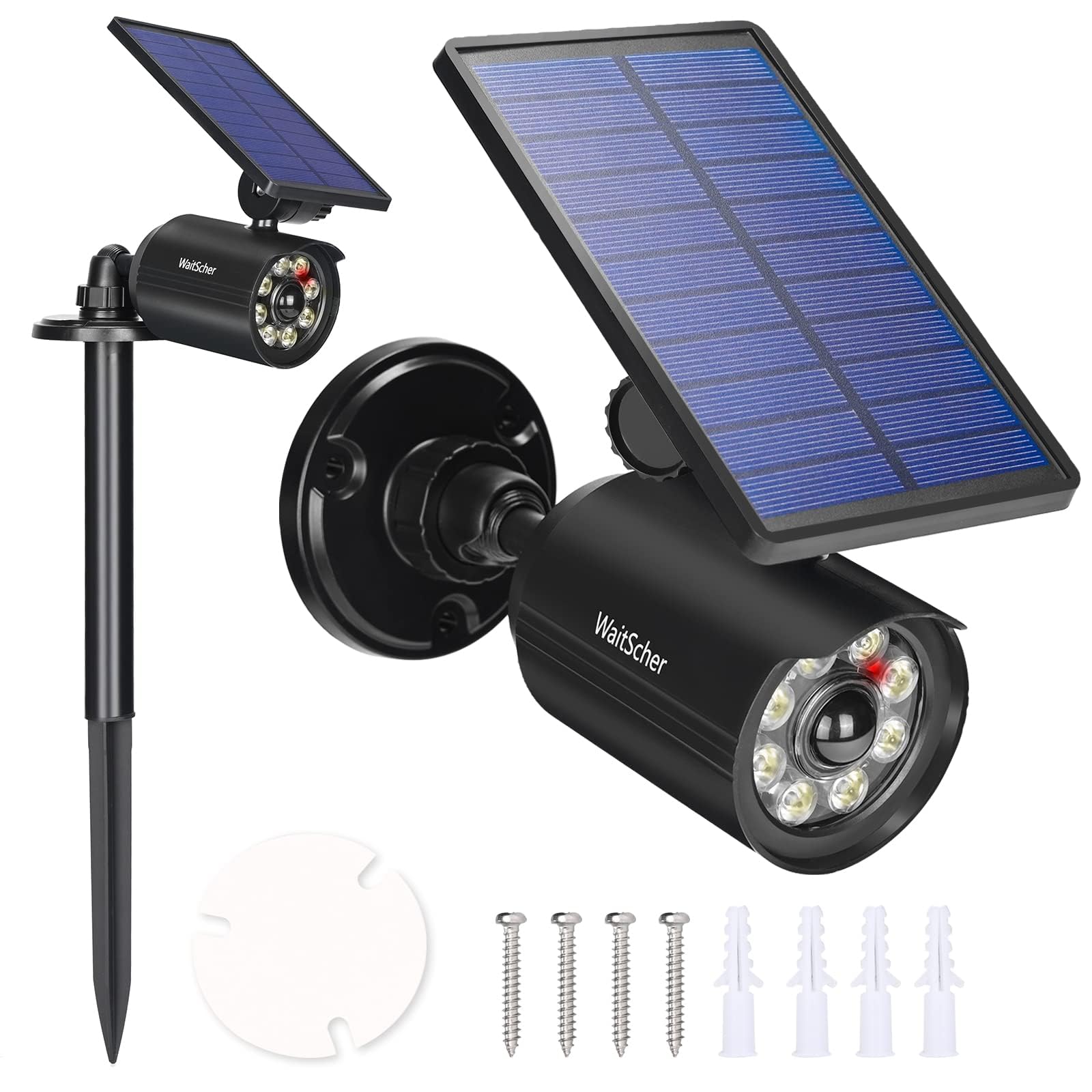 A relevant stock photo of solar lights movement sensor in a typical setting.