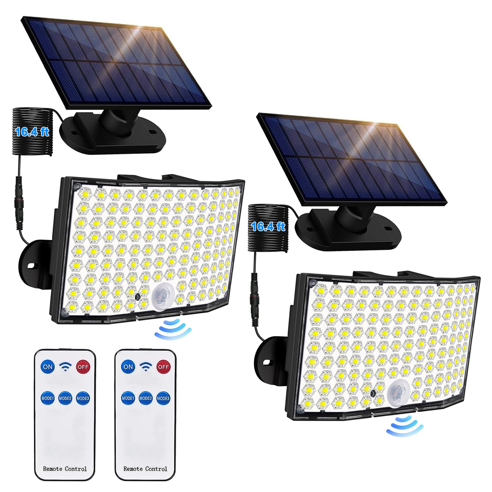 A relevant stock photo of solar lights movement sensor in a typical setting.