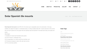 Solar Parts Components - Solar Spanish Tile Mounts