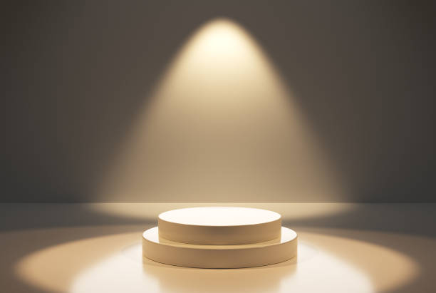 A relevant stock photo of spot light in a typical setting.