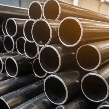 A relevant stock photo of stainless steel metric tubing in a typical setting.