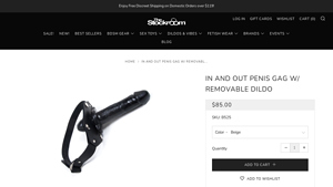 Stockroom - In and Out Penis Gag