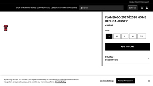 adidas - Flamengo 2025/2026 Home Replica Jersey
