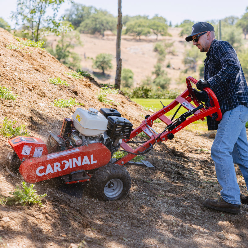 A relevant stock photo of stump grinder for sale in a typical setting.