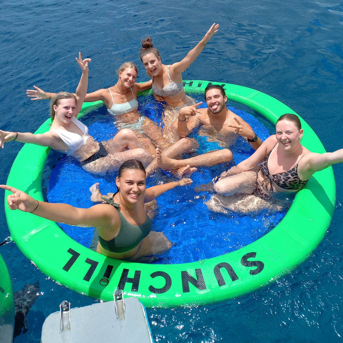 A relevant stock photo of sunchill float in a typical setting.