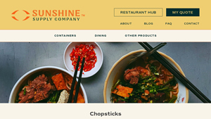 Sunshine Supply - Unique Reusable Chopsticks