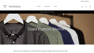 Tapered Menswear - Cotton Shirts