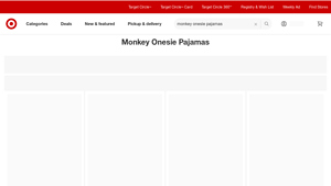 Target - Monkey Onesie Pajamas