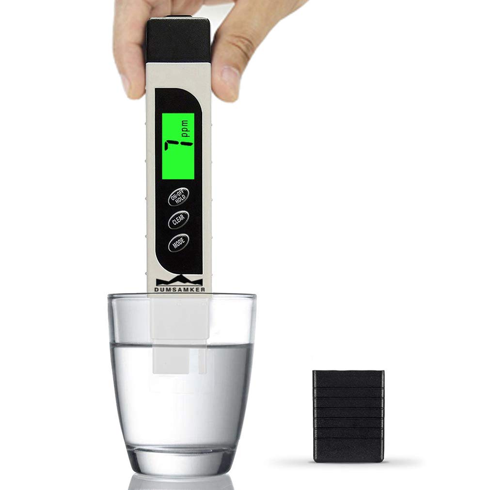 A relevant stock photo of tds measurement meter in a typical setting.
