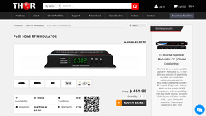 Thor Broadcast - Petit HDMI RF Modulator