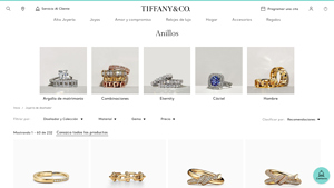 Tiffany - Anillos de Compromiso y Argollas de Matrimonio