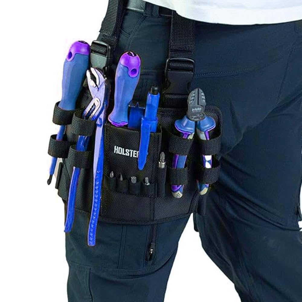 A relevant stock photo of tool pouch in a typical setting.