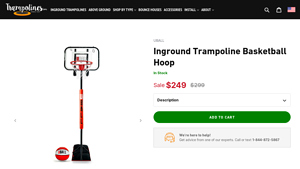 Trampolines.com - Inground Basketball Hoop