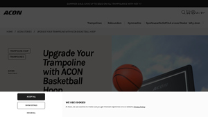 ACON - Trampoline Basketball Hoop
