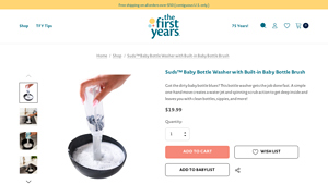 The First Years - Suds™ Baby Bottle Washer