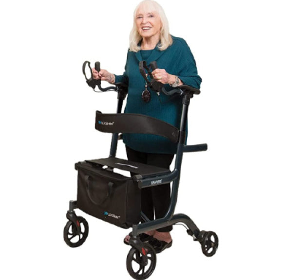 A relevant stock photo of walker for old people in a typical setting.