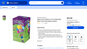 Walmart - Helium Party Solution