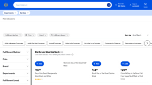 Walmart - Day of the Dead Masquerade Mask