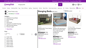 Wayfair - Metal Bed with Storage Drawers