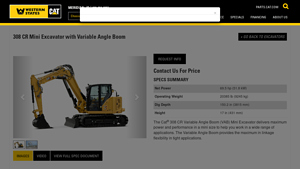 Cat - 308 CR Mini Excavator
