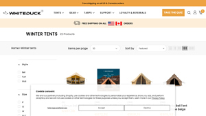 White Duck Outdoors - Altimus Bell Tent