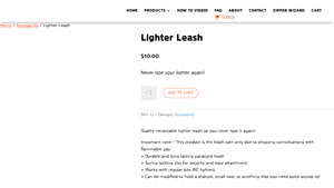 Zipper Rescue - Lighter Leash