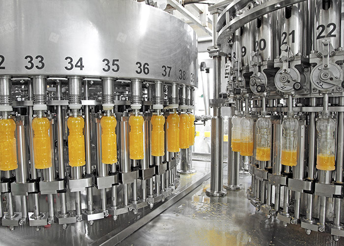 Illustrative example of fruit juice filling machine from Google Search