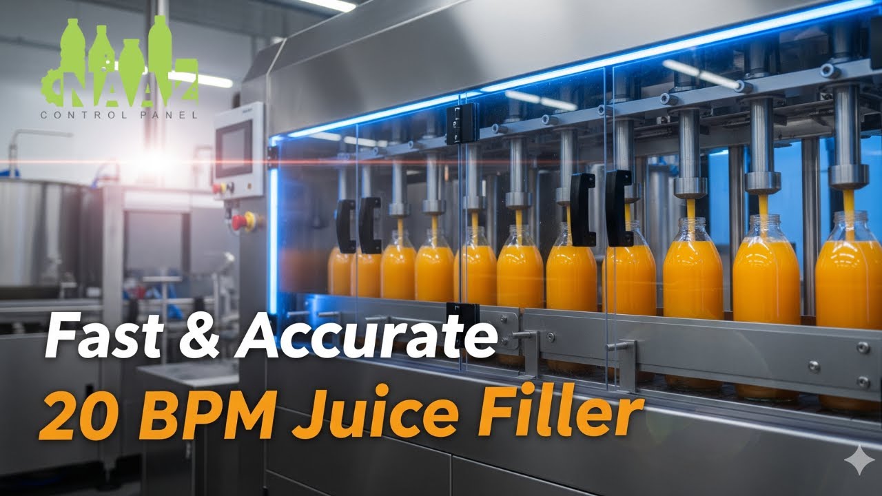 Illustrative example of fruit juice filling machine from Google Search