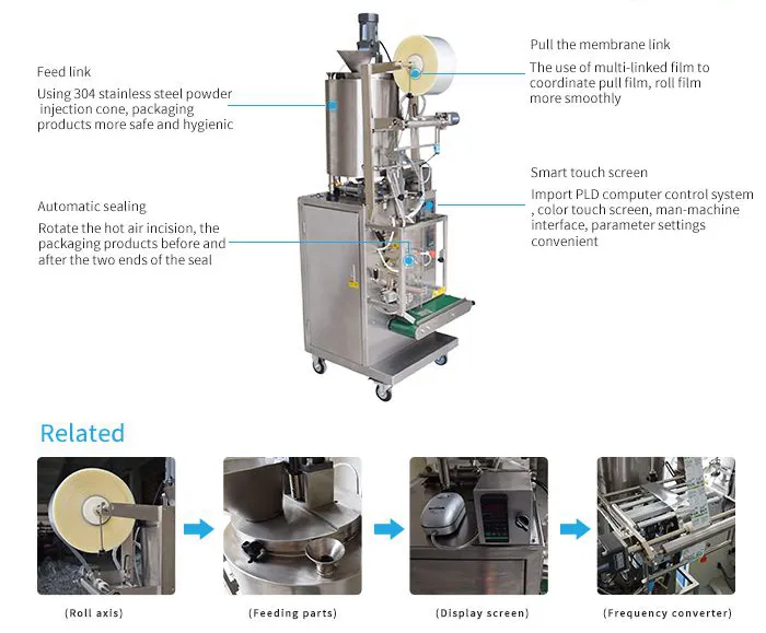 Illustrative example of fruit juice packing machine from Google Search