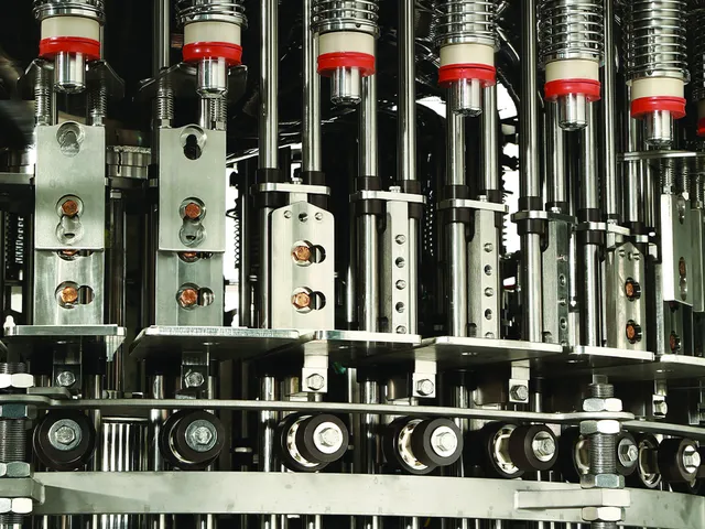 Illustrative example of juice filling equipment from Google Search