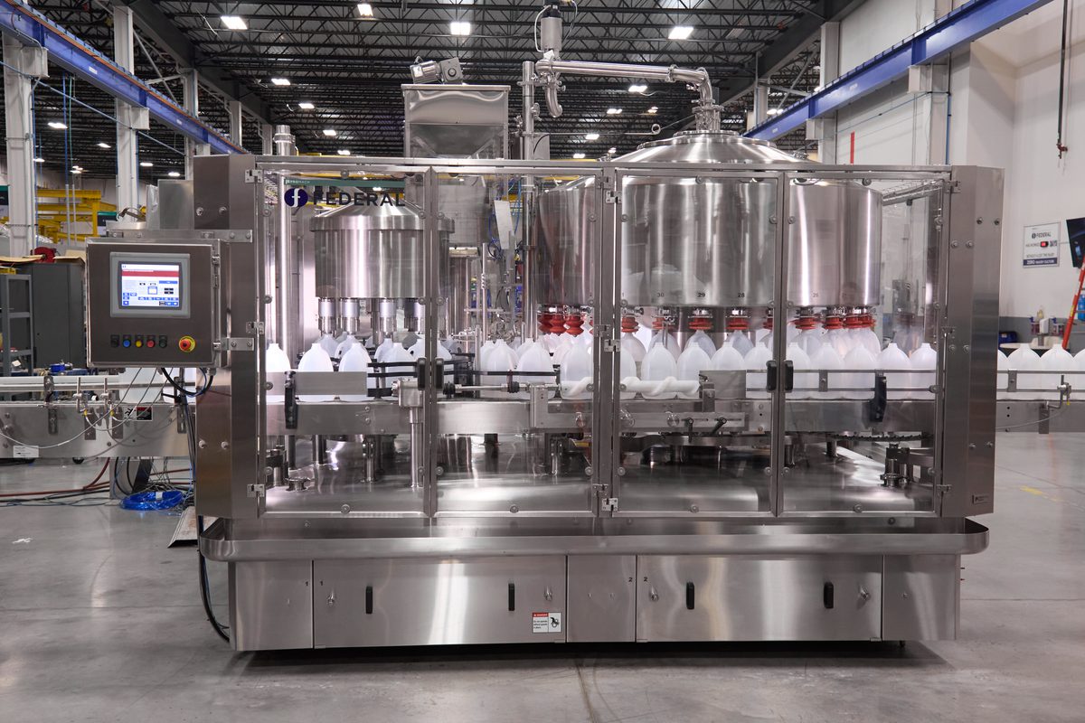 Illustrative example of juice filling equipment from Google Search