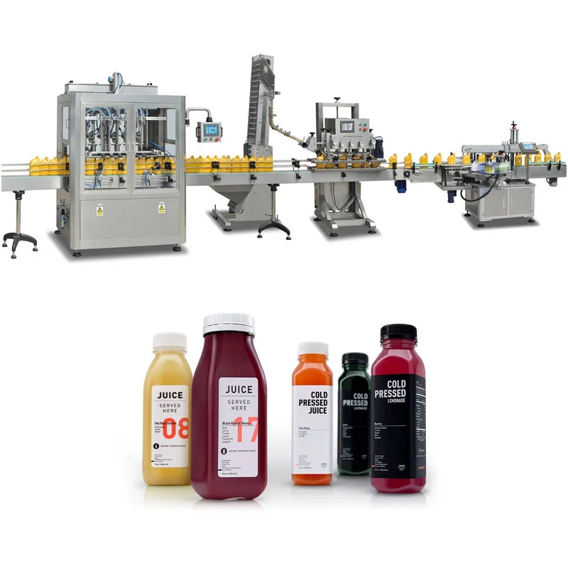 Illustrative example of juice filling equipment from Google Search