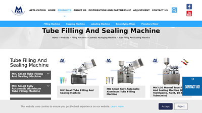 Tube Filling And Sealing Machine - Micmachinery