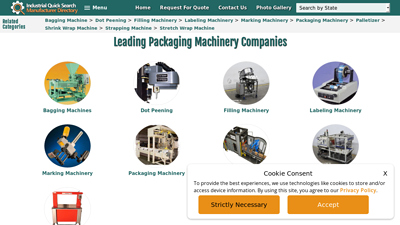 Packaging Machinery Companies | Packaging Machinery ...