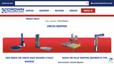 Stretch Wrappers | Automatic & Semi-Auto Pallet Wrappers