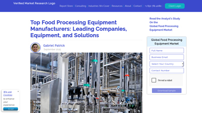 Top Food Processing Equipment Manufacturers: Leading Compani